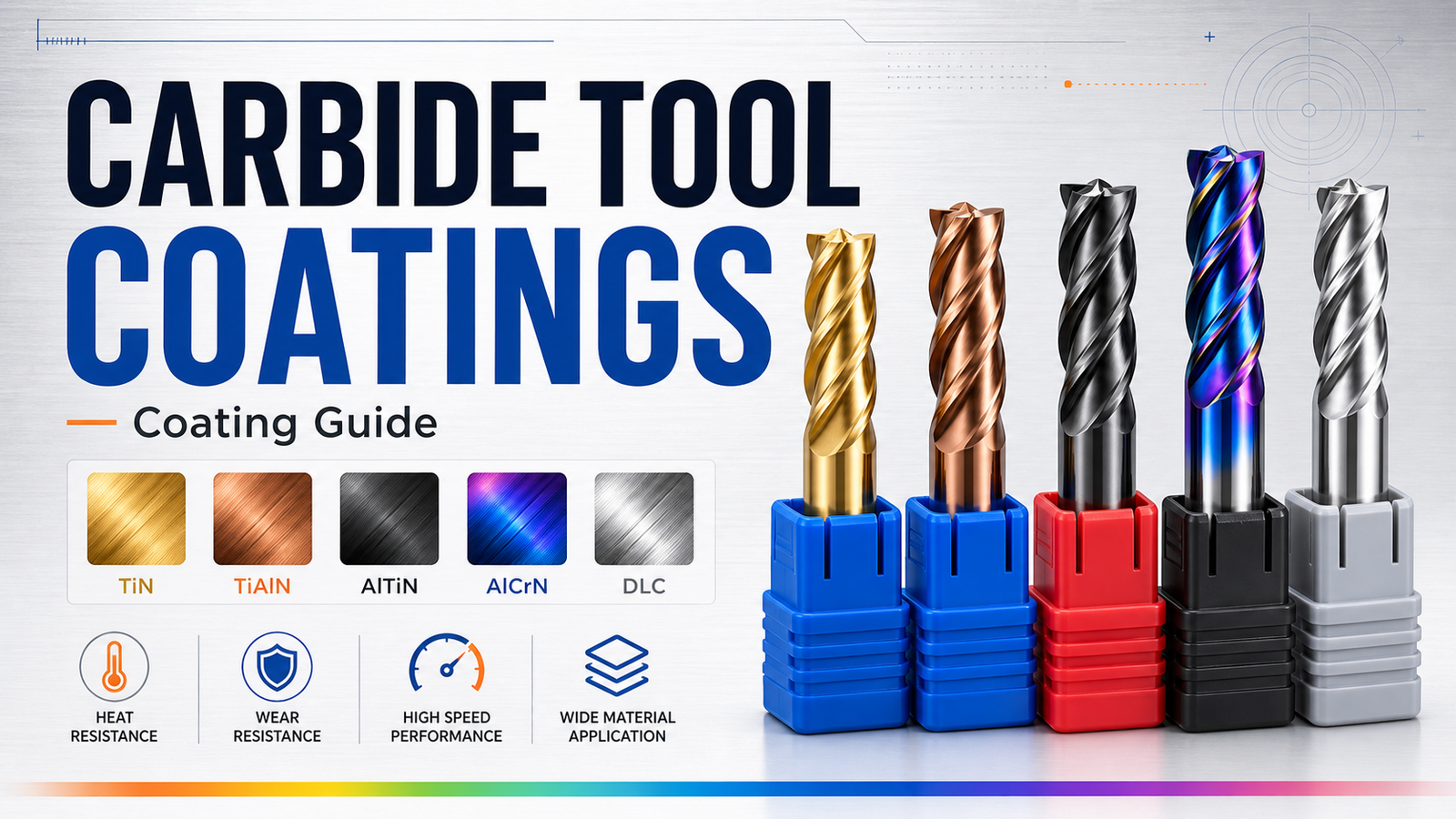 Coated carbide cutting tools